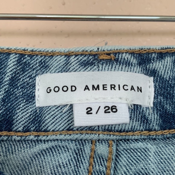NWT Good American Indigo 108 Jean Short Denim Short 2 | 26 - Picture 9 of 9